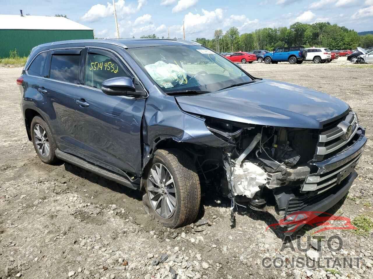TOYOTA HIGHLANDER 2018 - 5TDJZRFH9JS913088