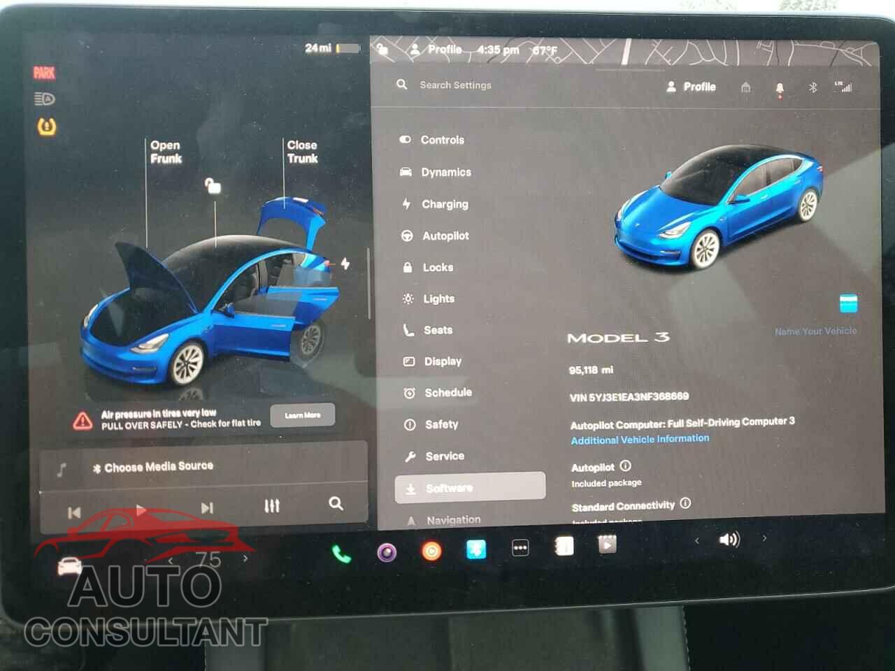 TESLA MODEL 3 2022 - 5YJ3E1EA3NF368669
