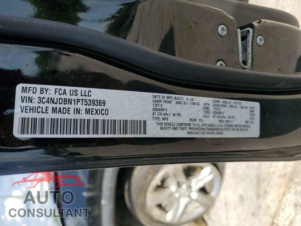 JEEP COMPASS 2023 - 3C4NJDBN1PT539369