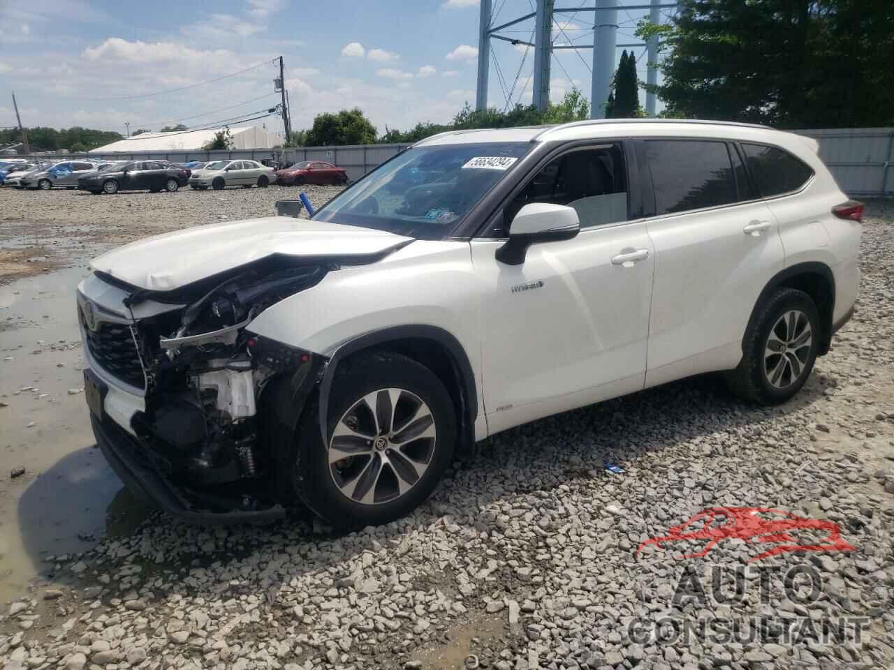 TOYOTA HIGHLANDER 2021 - 5TDGBRCH2MS038962