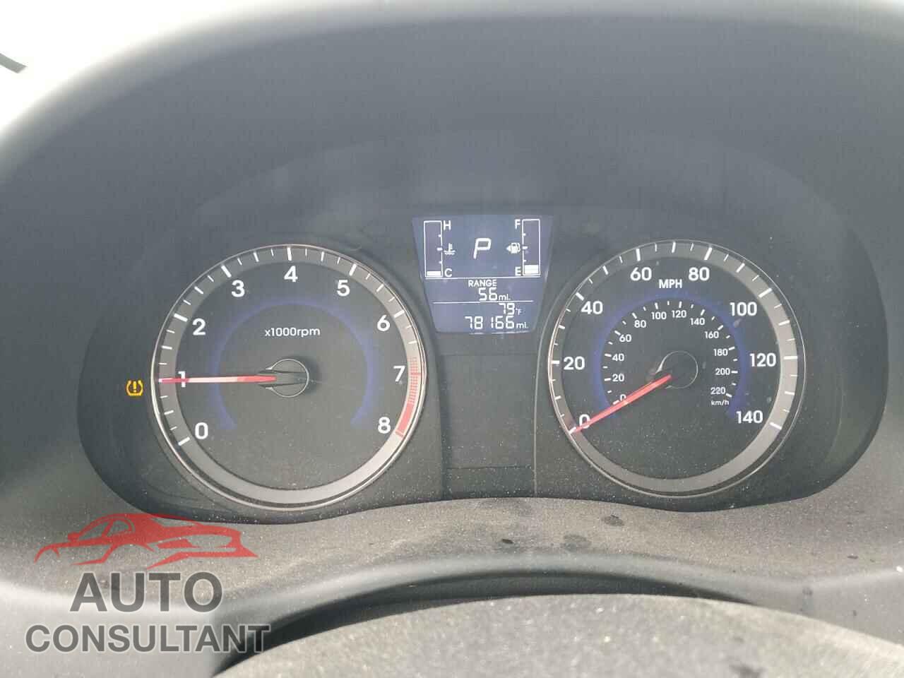 HYUNDAI ACCENT 2016 - KMHCU5AE7GU237124