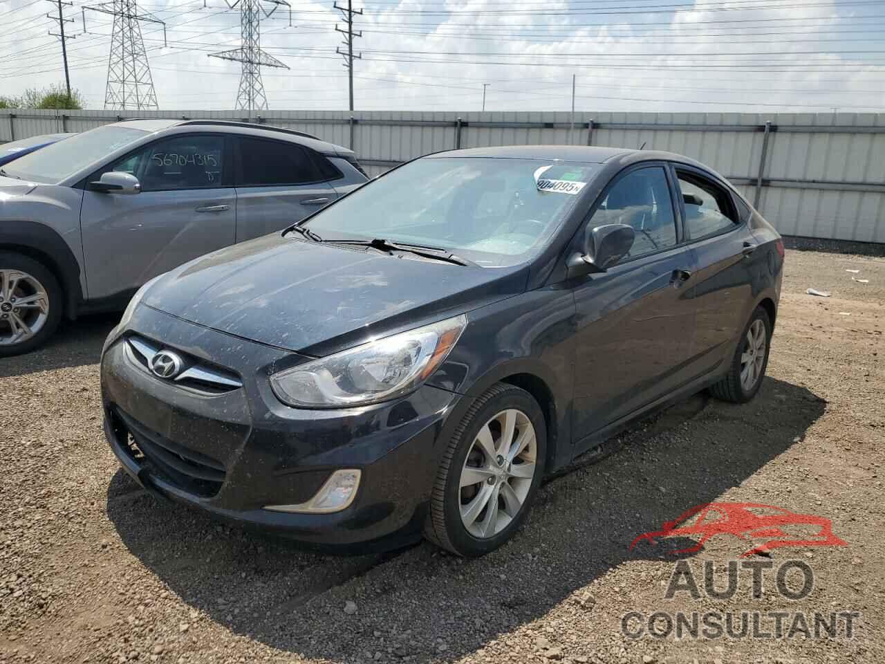 HYUNDAI ACCENT 2012 - KMHCU4AE7CU244384