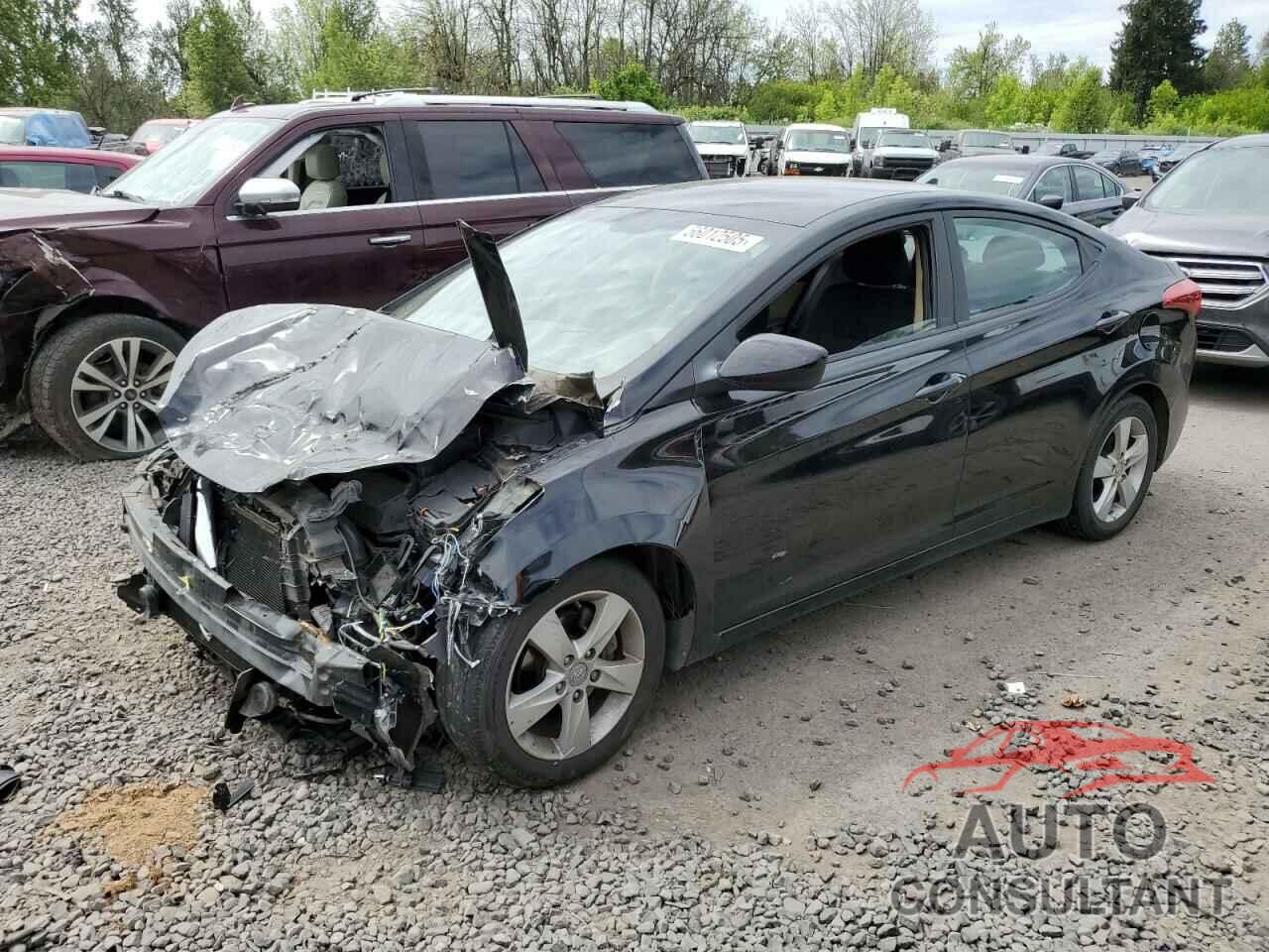 HYUNDAI ELANTRA 2012 - KMHDH4AE5CU316787