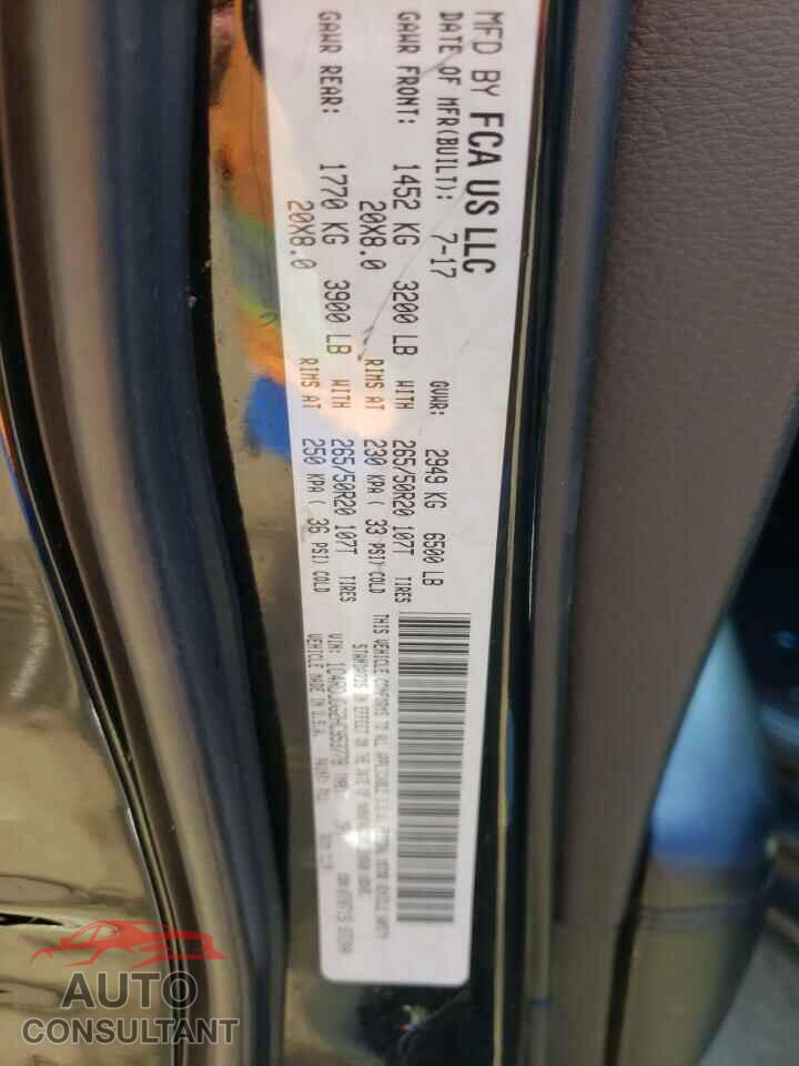 DODGE DURANGO 2017 - 1C4RDJDG2HC953778