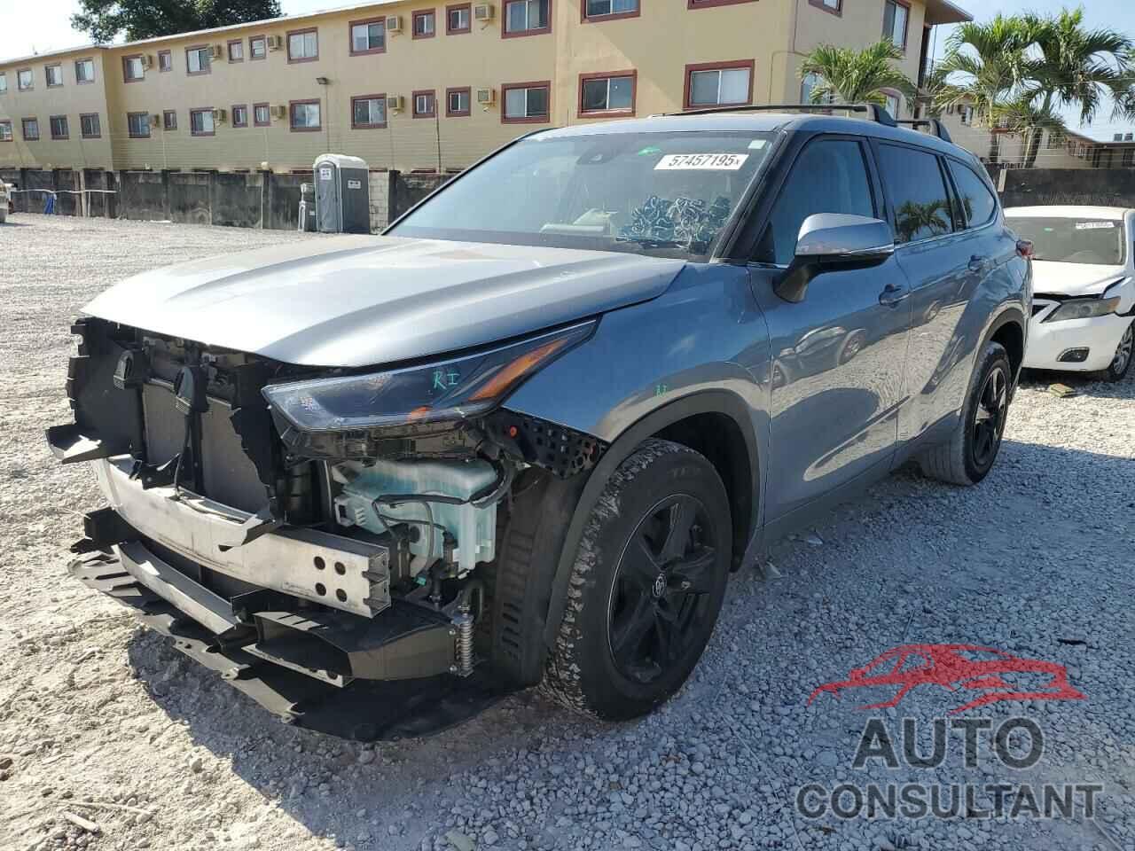 TOYOTA HIGHLANDER 2021 - 5TDZZRAH2MS067837