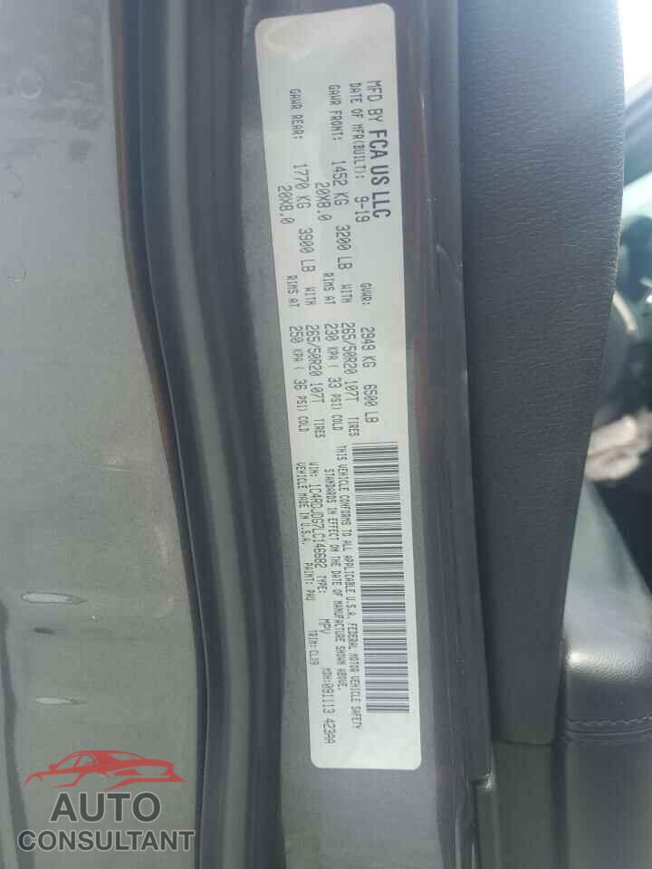 DODGE DURANGO 2020 - 1C4RDJDG7LC146682