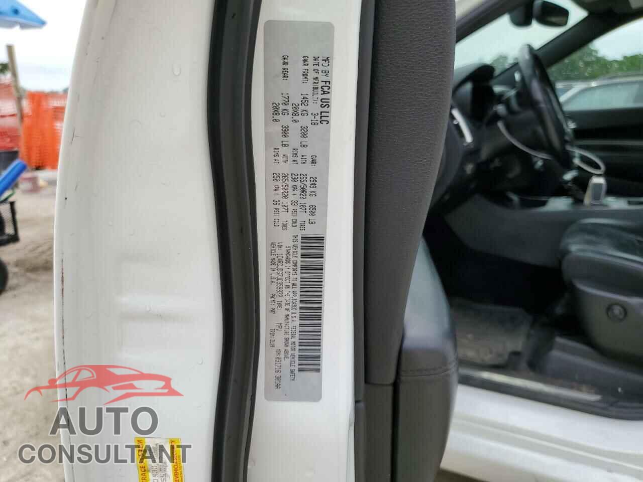 DODGE DURANGO 2018 - 1C4RDJDG7JC359872