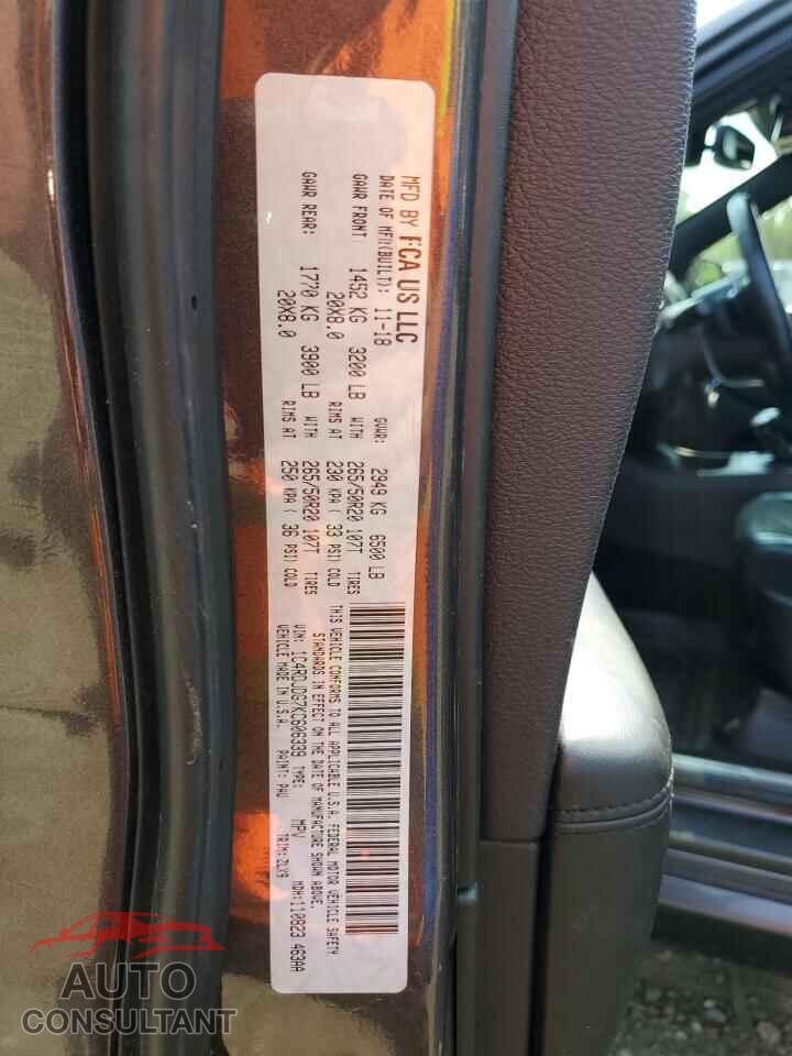 DODGE DURANGO 2019 - 1C4RDJDG7KC606339