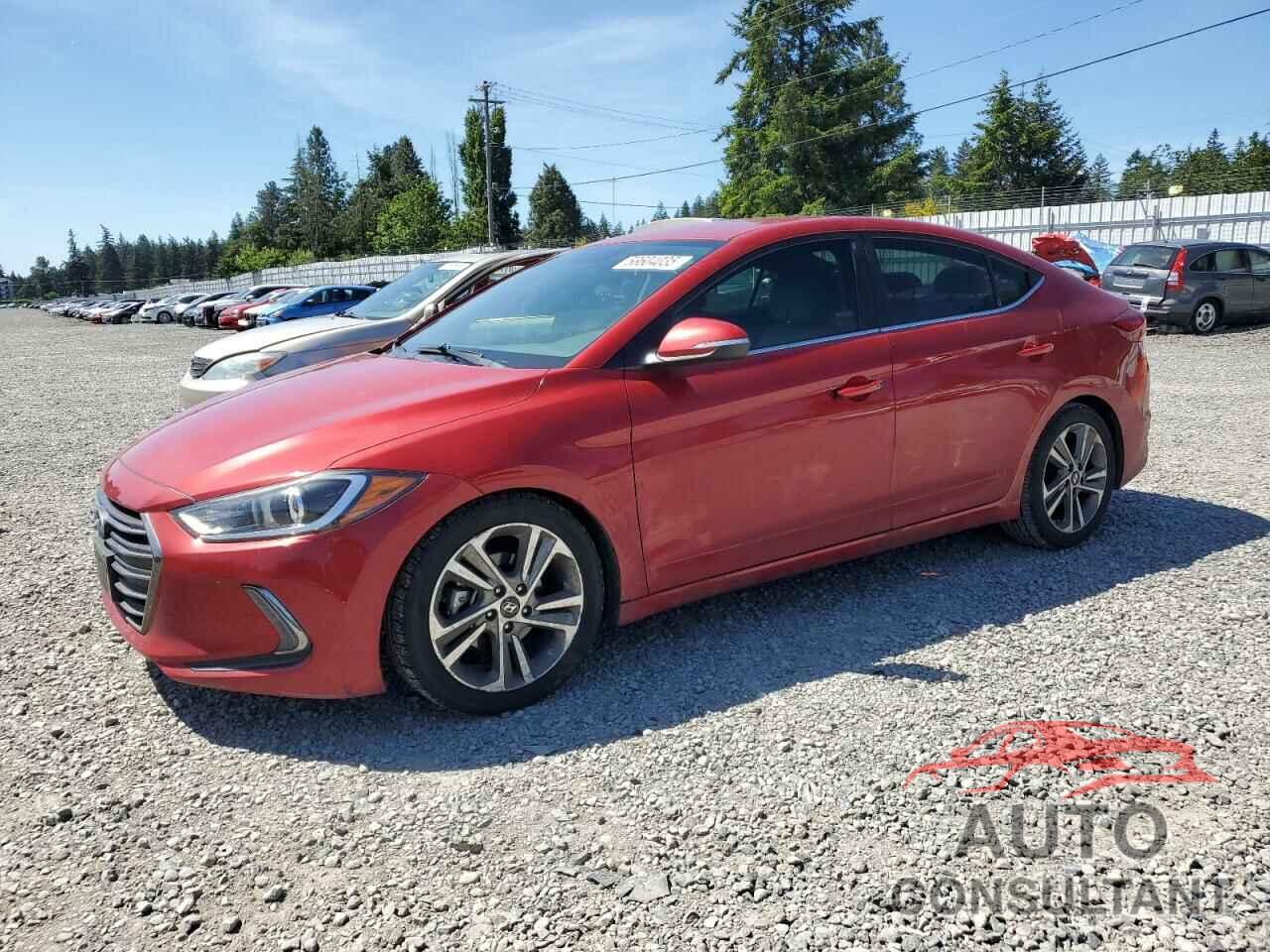 HYUNDAI ELANTRA 2018 - 5NPD84LF3JH218049