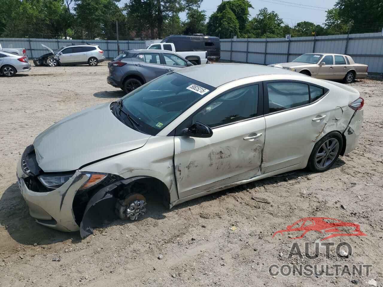 HYUNDAI ELANTRA 2017 - KMHD84LF5HU245393