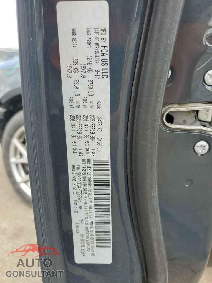 DODGE JOURNEY 2017 - 3C4PDCEG4HT702525