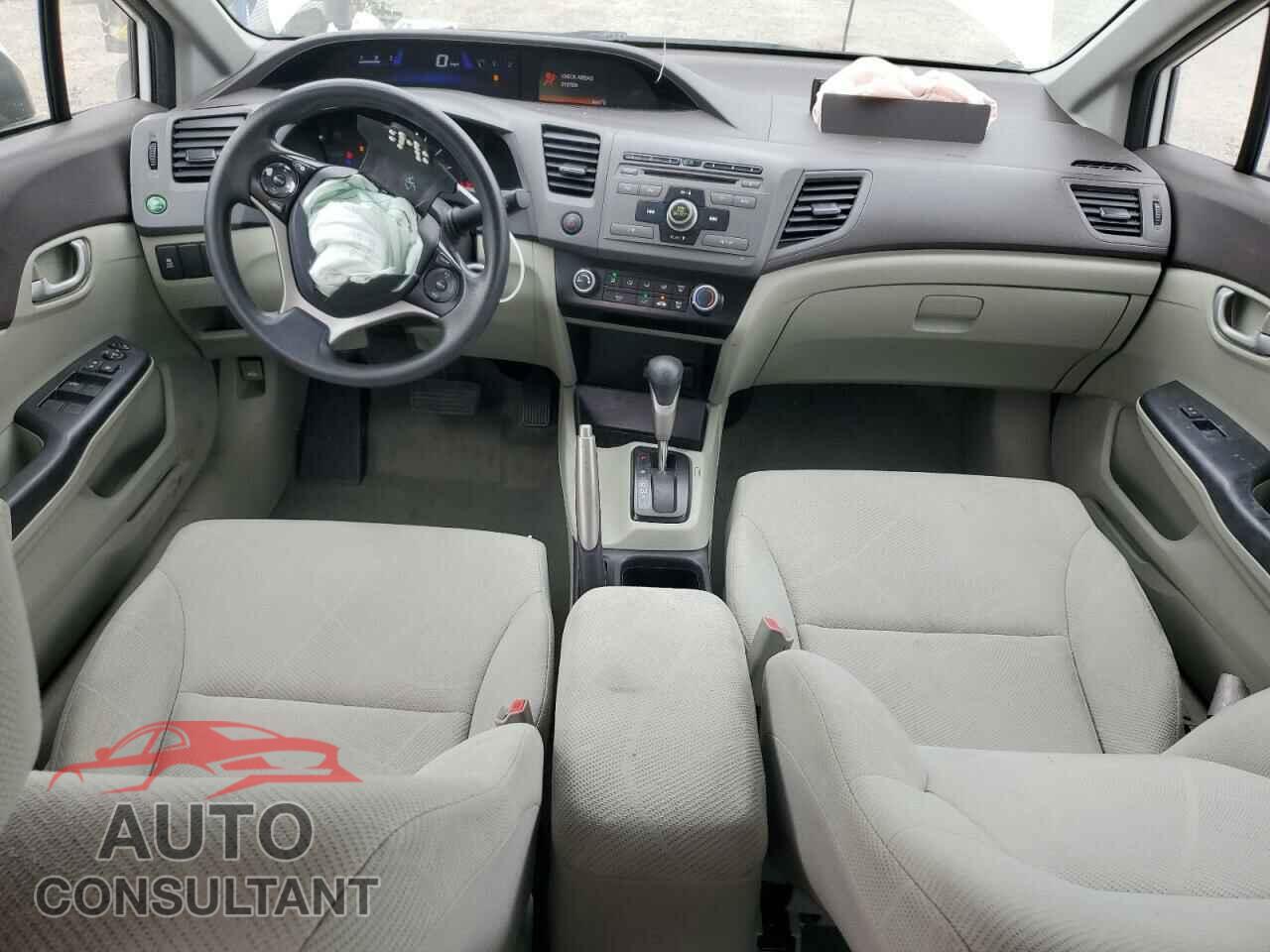 HONDA CIVIC 2012 - 19XFB2F55CE370956