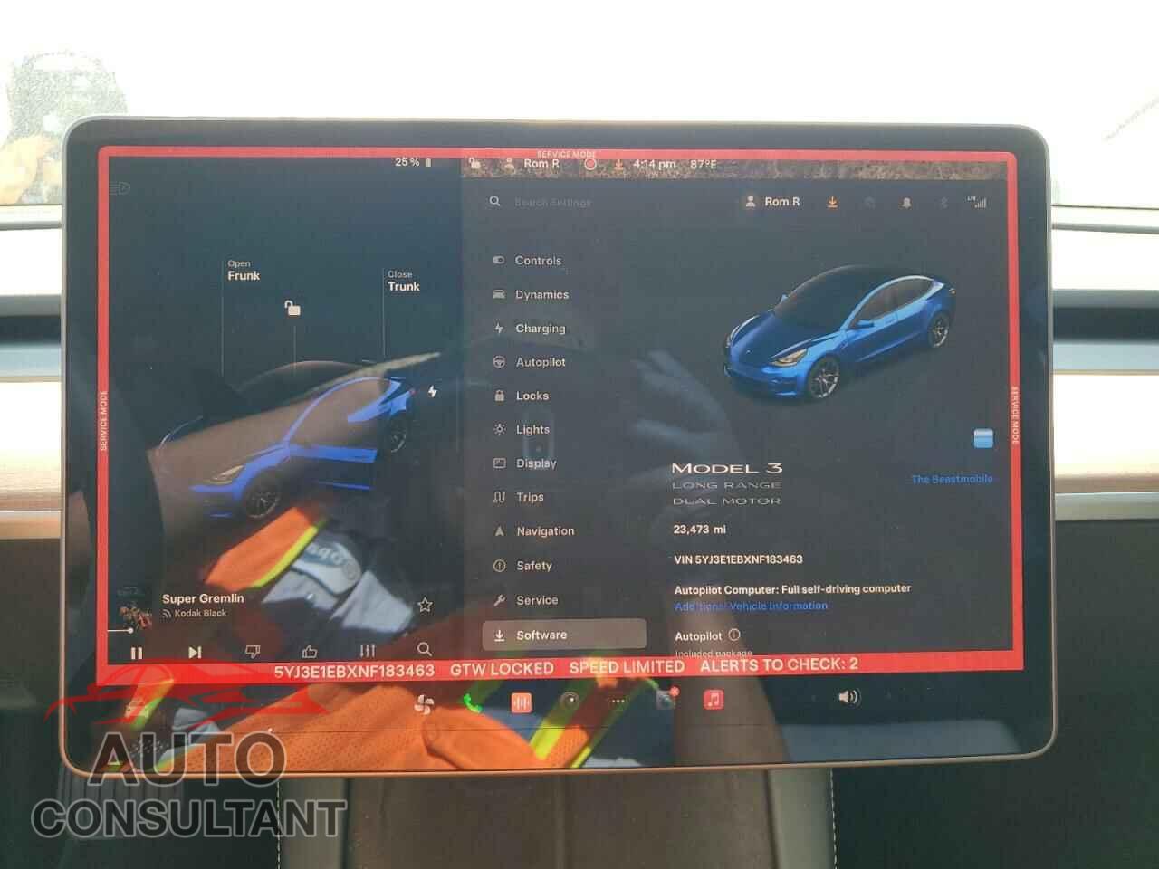 TESLA MODEL 3 2022 - 5YJ3E1EBXNF183463