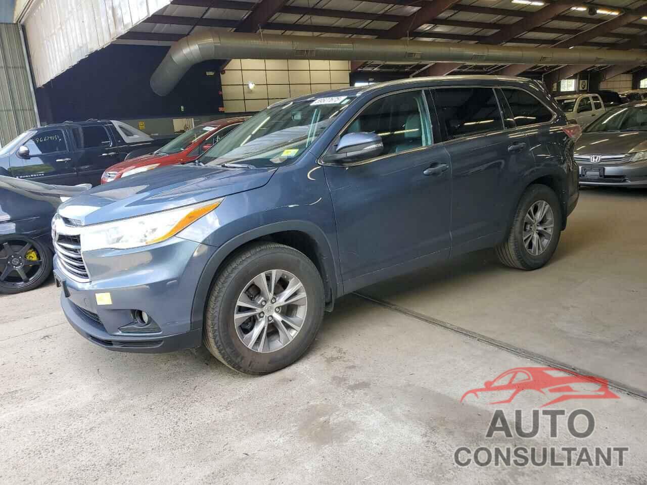 TOYOTA HIGHLANDER 2014 - 5TDJKRFH9ES011972