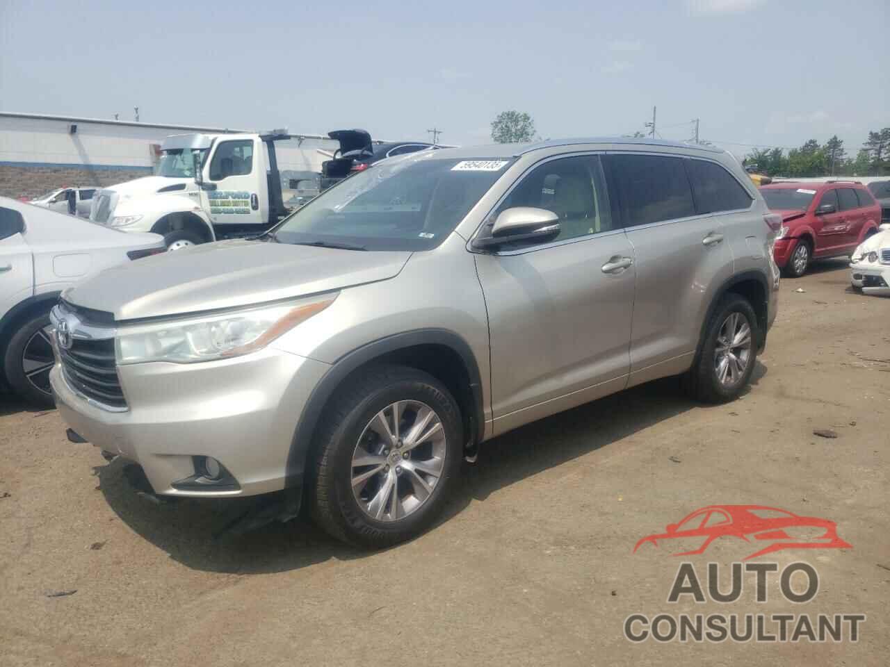 TOYOTA HIGHLANDER 2015 - 5TDJKRFH4FS166169