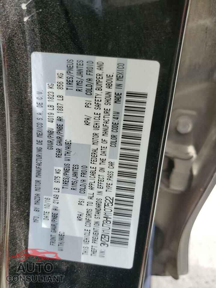 MAZDA 3 2017 - 3MZBN1U78HM107522