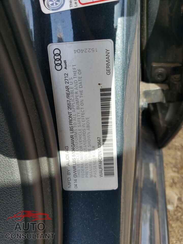 AUDI A6 2014 - WAUFFAFC7EN143647