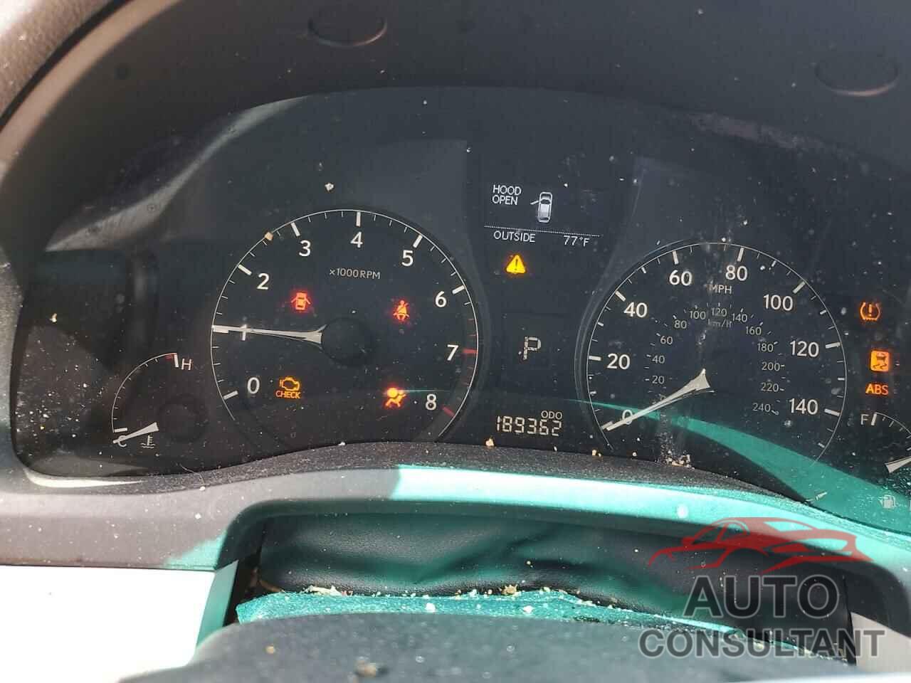 LEXUS RX350 2010 - 2T2BK1BA7AC064599