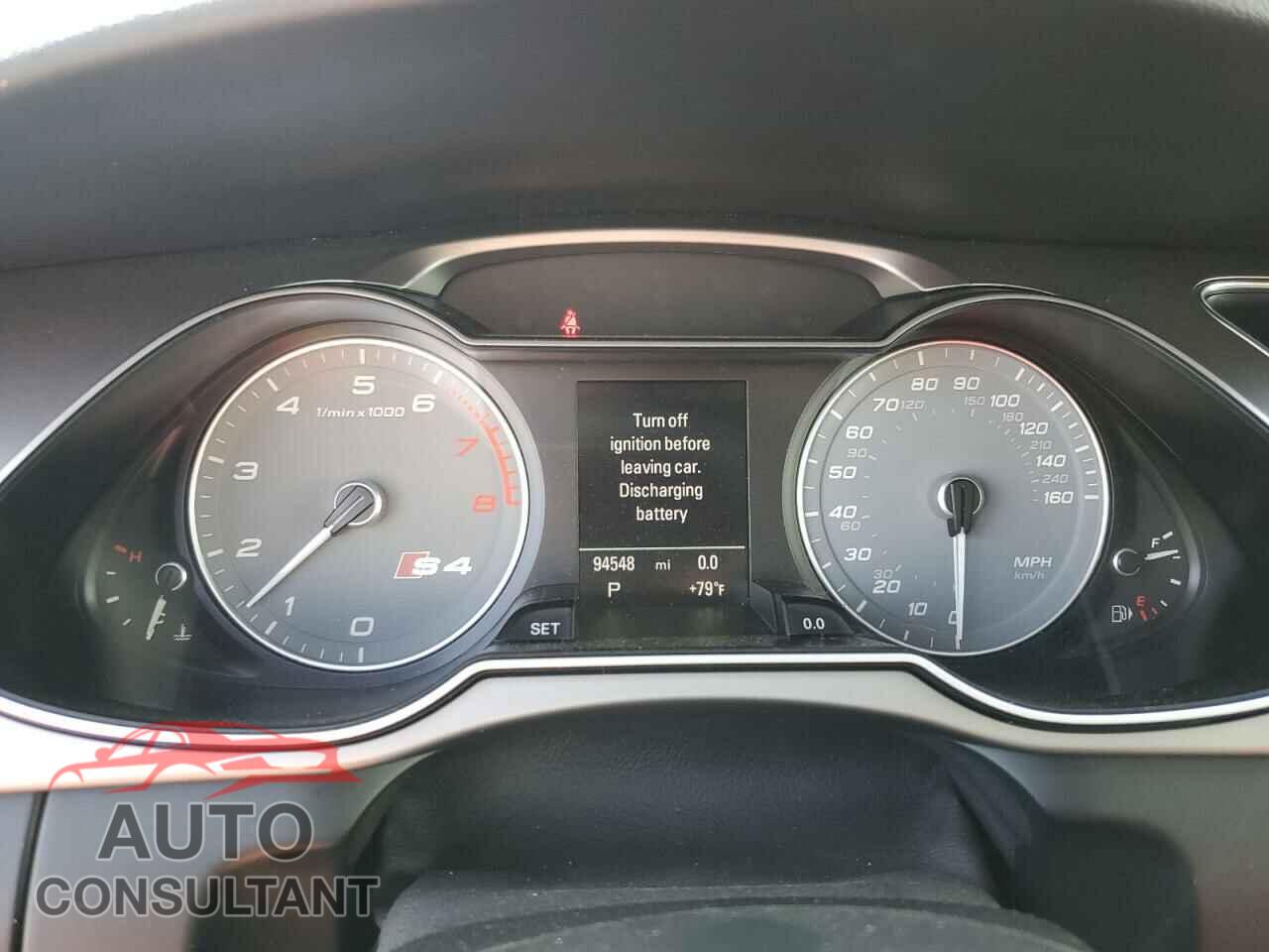 AUDI S4/RS4 2013 - WAUBGAFL6DA226889