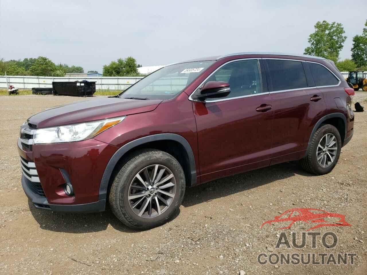 TOYOTA HIGHLANDER 2017 - 5TDKZRFH4HS207029