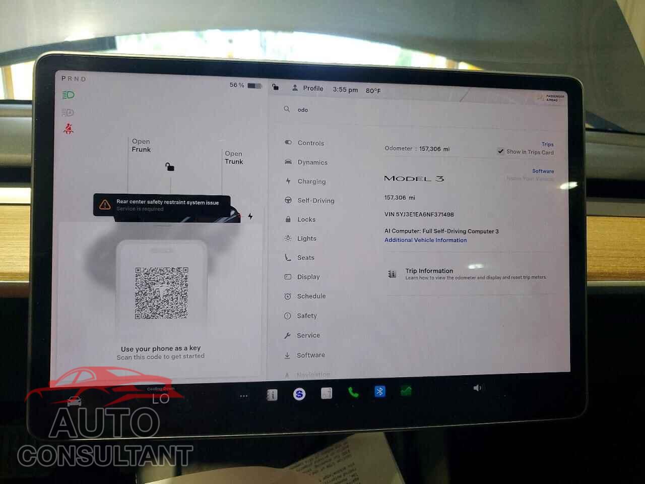 TESLA MODEL 3 2022 - 5YJ3E1EA6NF371498