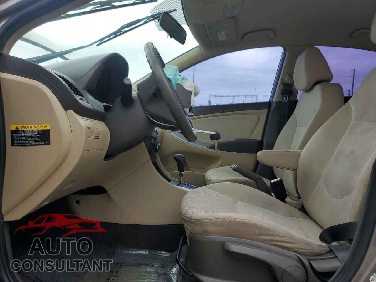HYUNDAI ACCENT 2012 - KMHCT4AE9CU187186