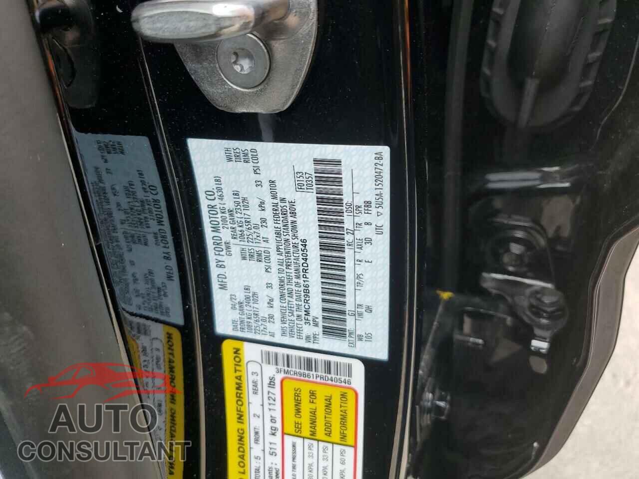 FORD BRONCO 2023 - 3FMCR9B61PRD40546