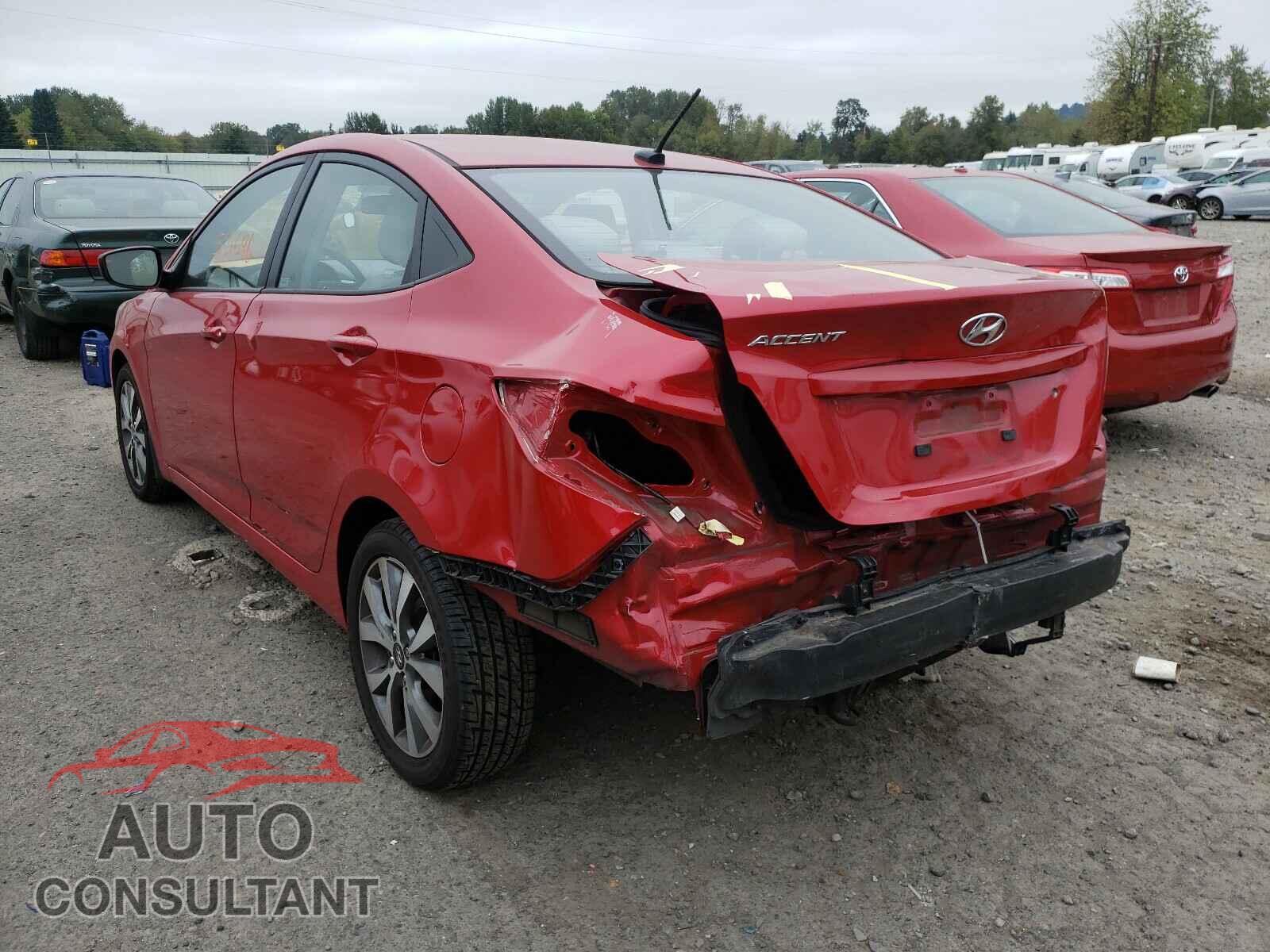 HYUNDAI ACCENT 2017 - KMHCT4AE9HU275579