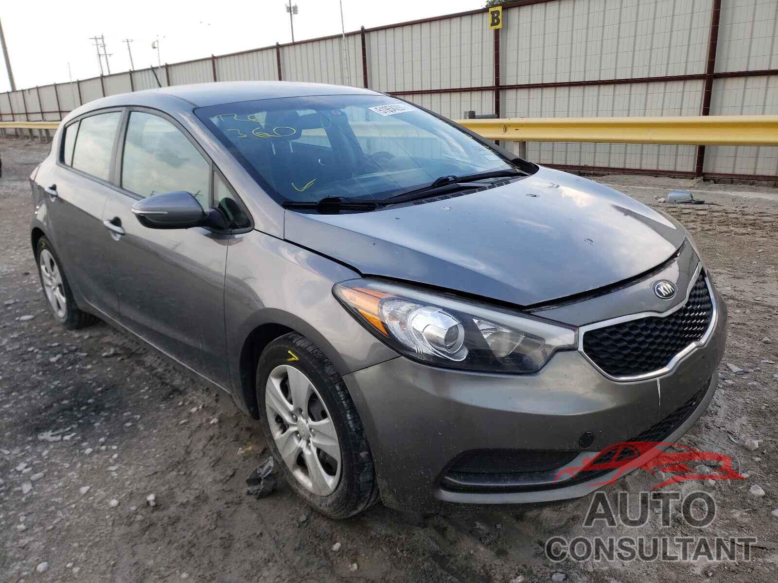KIA FORTE 2016 - KNAFK5A89G5643513