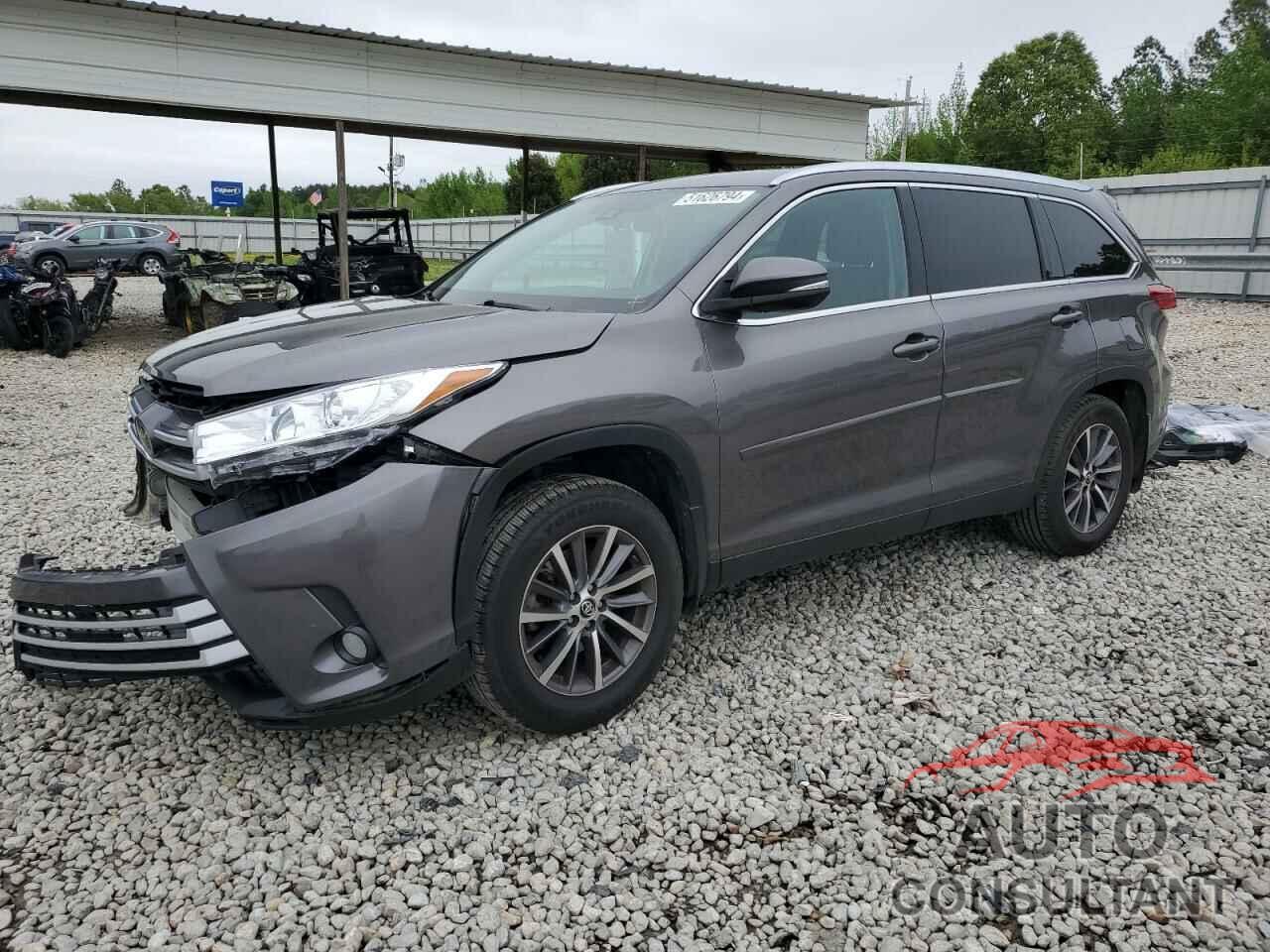 TOYOTA HIGHLANDER 2019 - 5TDKZRFH6KS555101