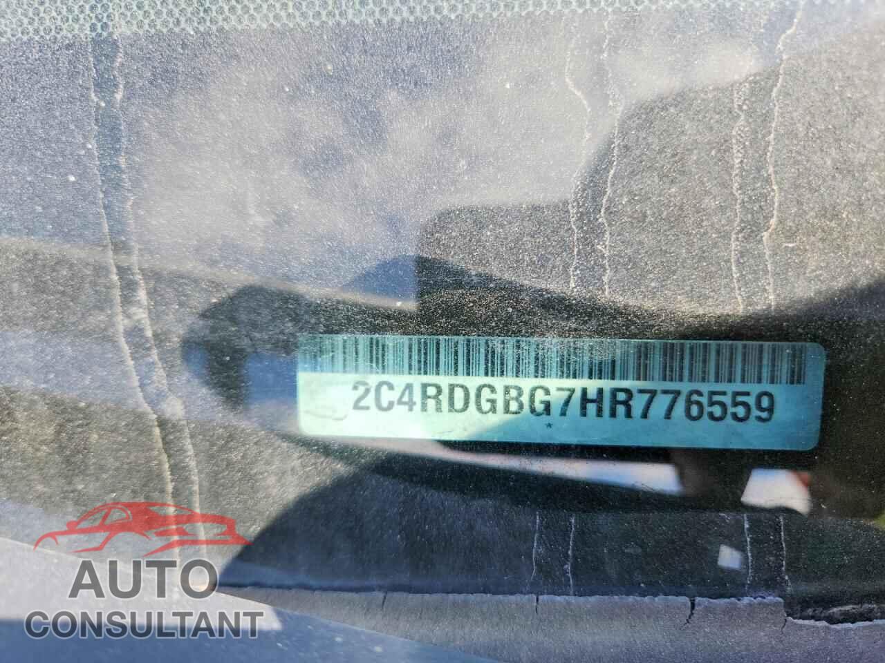 DODGE CARAVAN 2017 - 2C4RDGBG7HR776559