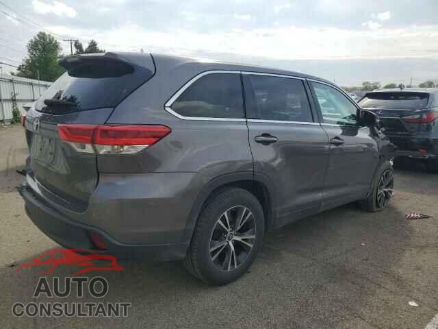 TOYOTA HIGHLANDER 2019 - 5TDZZRFH5KS302995