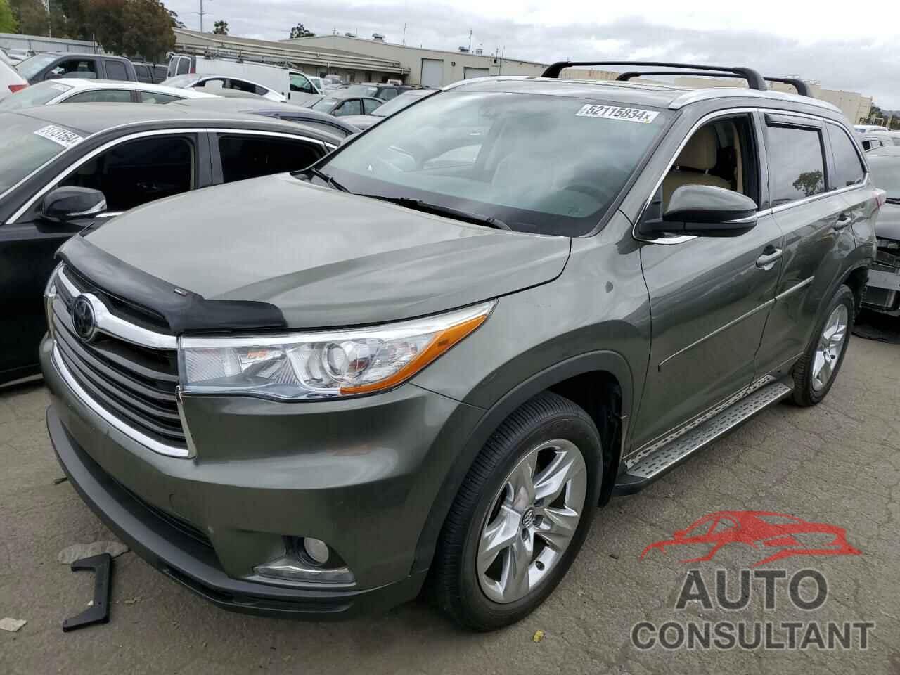 TOYOTA HIGHLANDER 2016 - 5TDDKRFH1GS283755