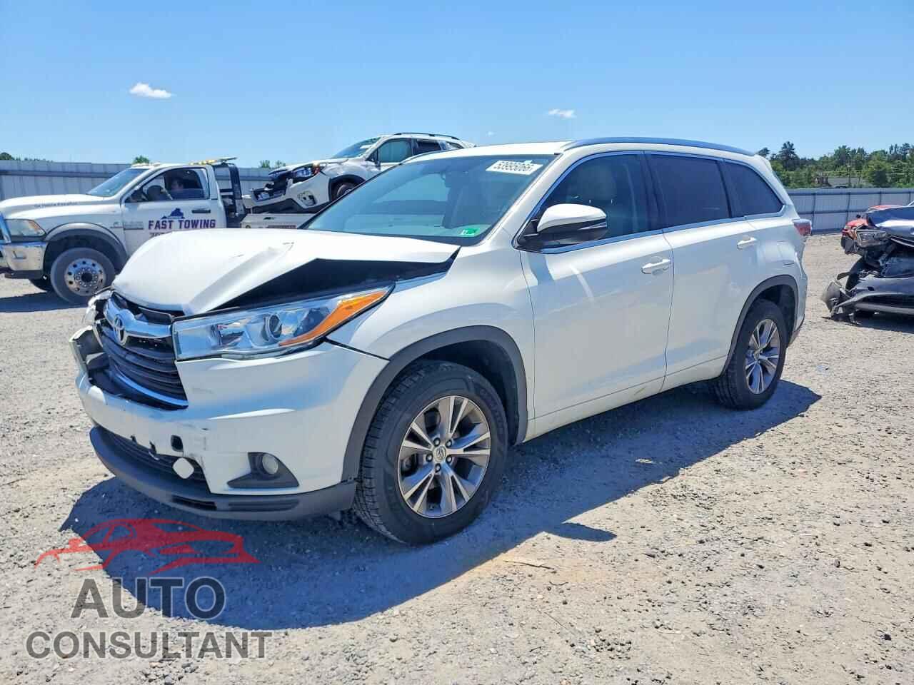 TOYOTA HIGHLANDER 2014 - 5TDKKRFH8ES028122
