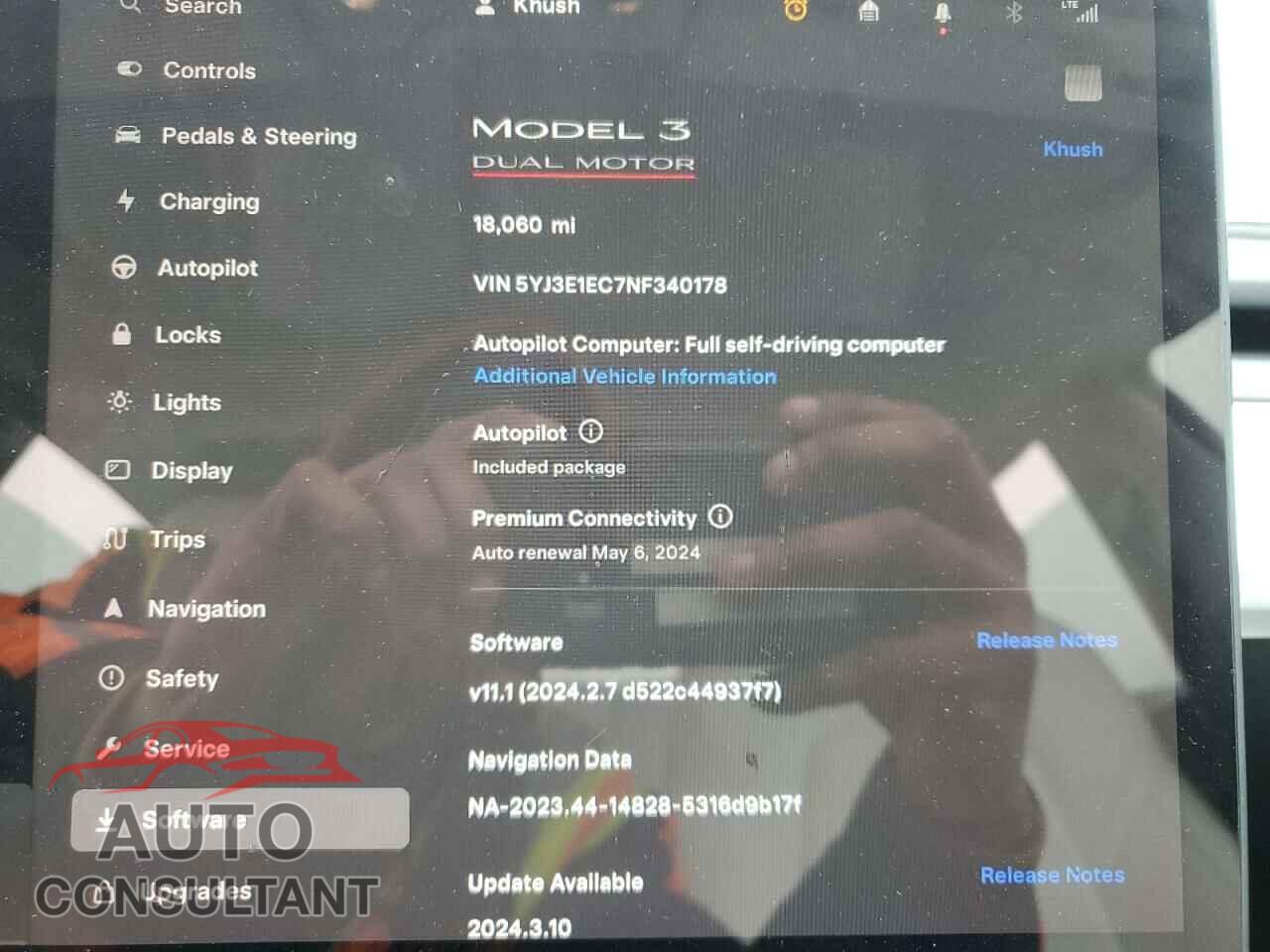 TESLA MODEL 3 2022 - 5YJ3E1EC7NF340178
