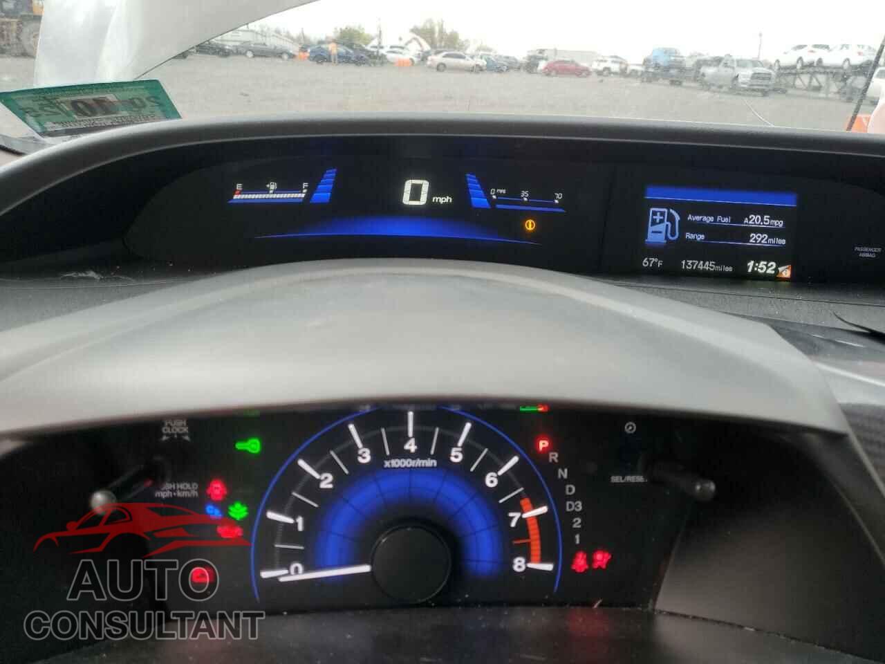 HONDA CIVIC 2012 - 19XFB2F80CE053287