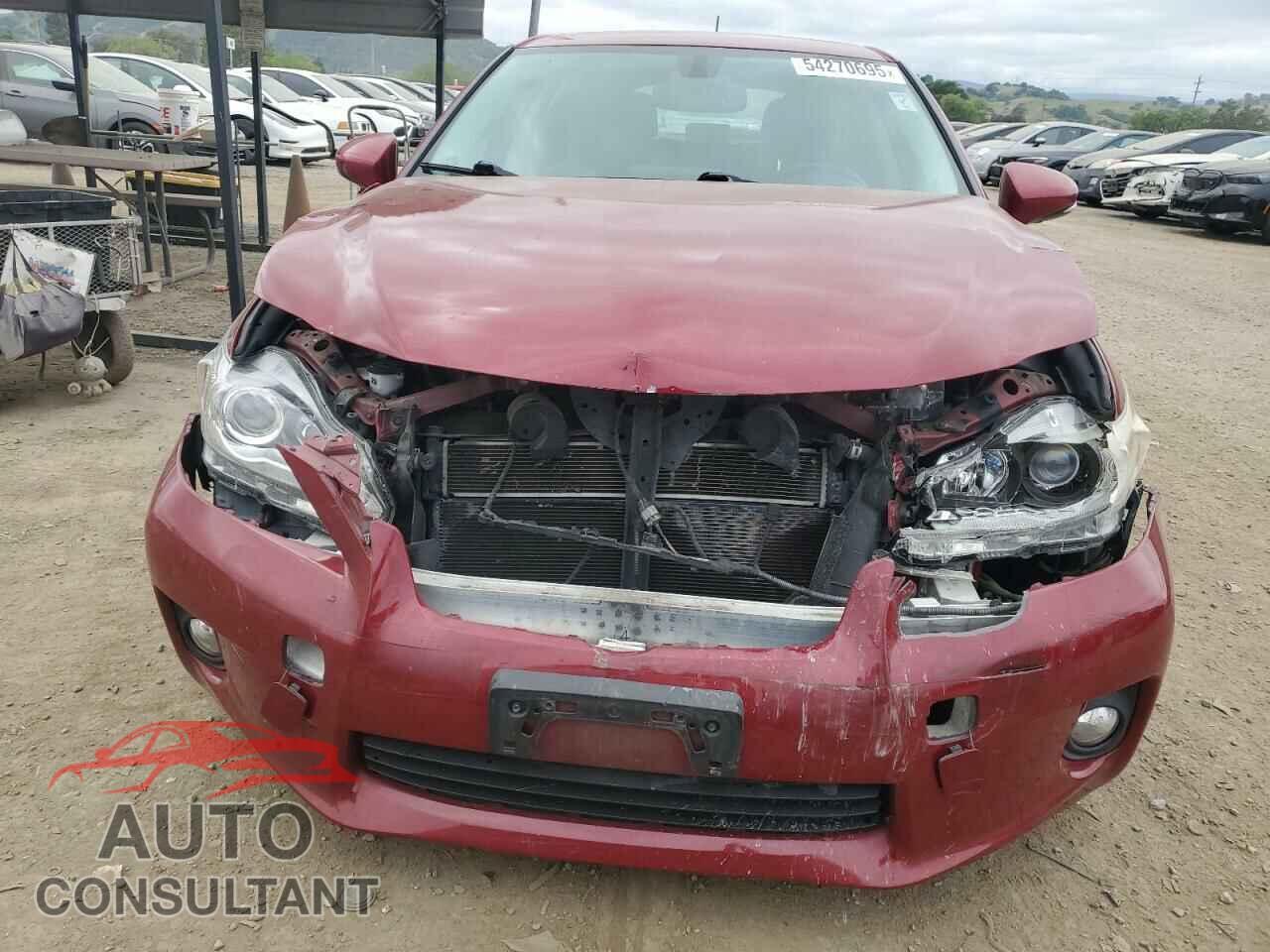 LEXUS CT 200 2013 - JTHKD5BH7D2128600