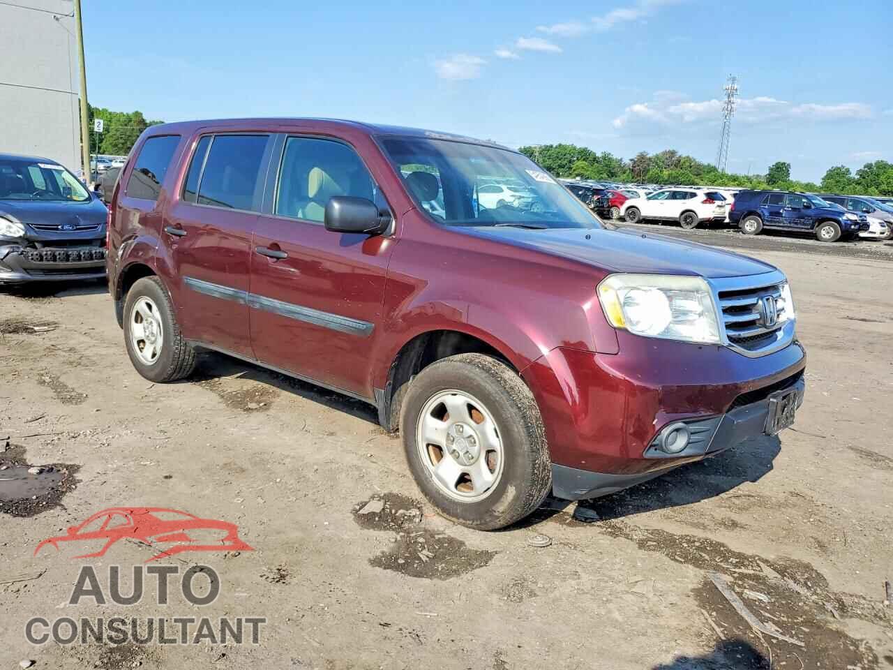 HONDA PILOT 2014 - 5FNYF3H27EB010865