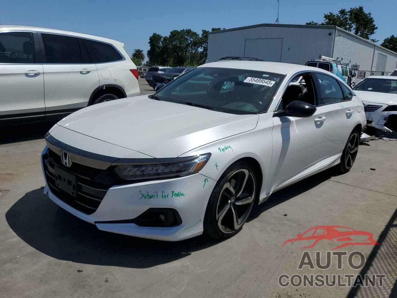 HONDA ACCORD 2021 - 1HGCV1F31MA116864