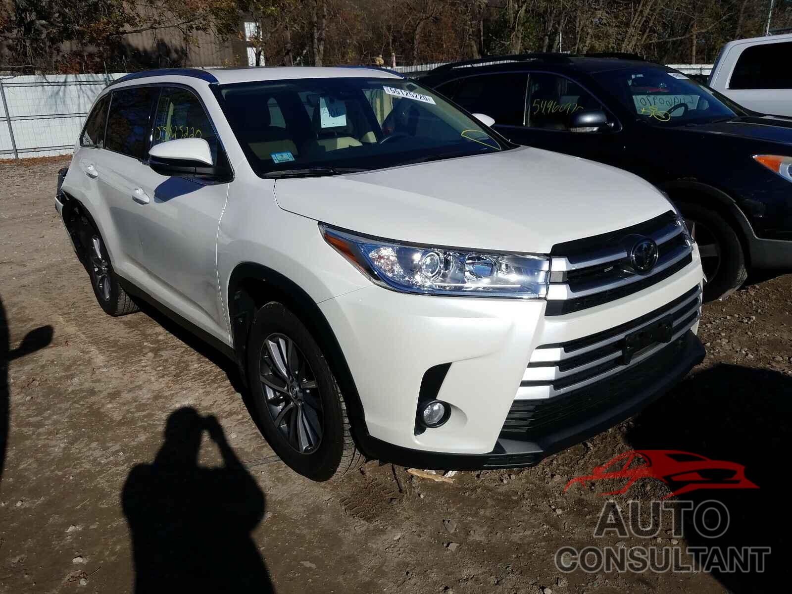 TOYOTA HIGHLANDER 2019 - 5TDJZRFH8KS599144