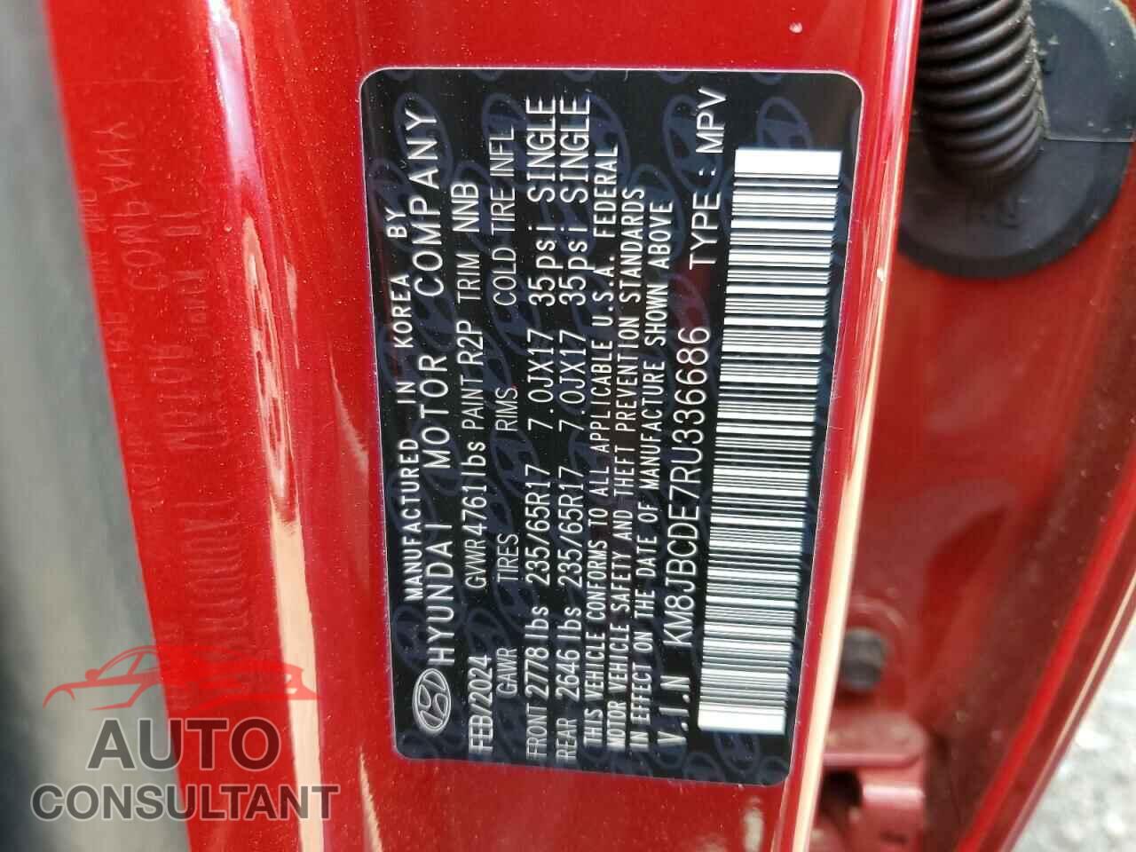 HYUNDAI TUCSON 2024 - KM8JBCDE7RU336686