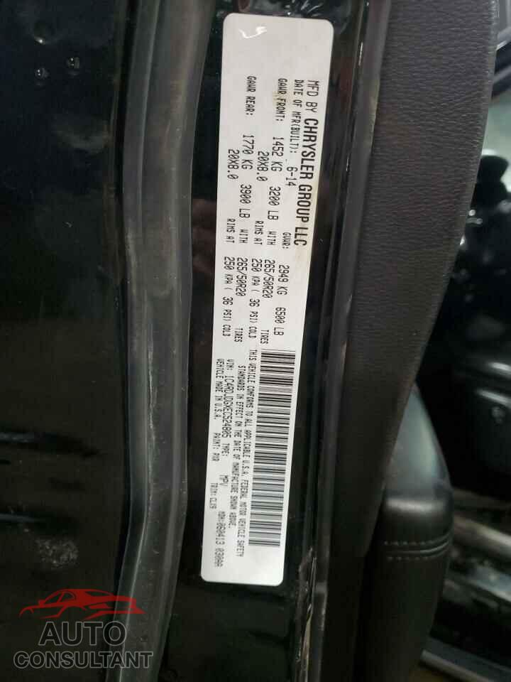 DODGE DURANGO 2014 - 1C4RDJDGXEC524805