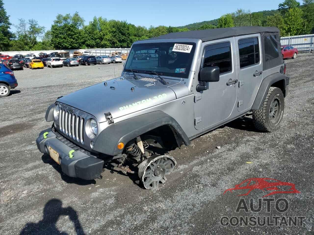 JEEP WRANGLER 2016 - 1C4BJWDG5GL118084