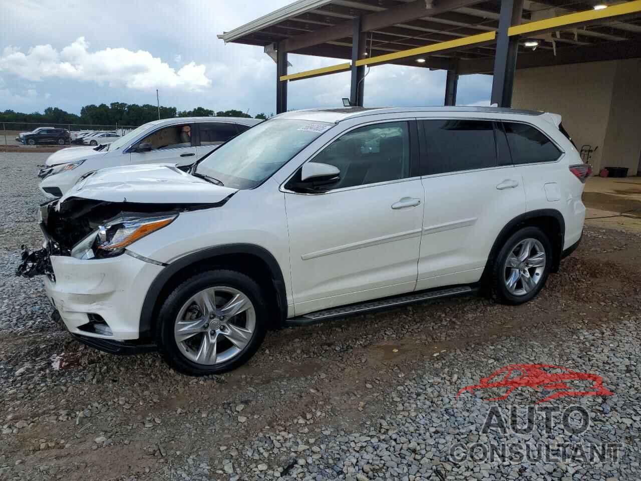 TOYOTA HIGHLANDER 2015 - 5TDDKRFH7FS101796