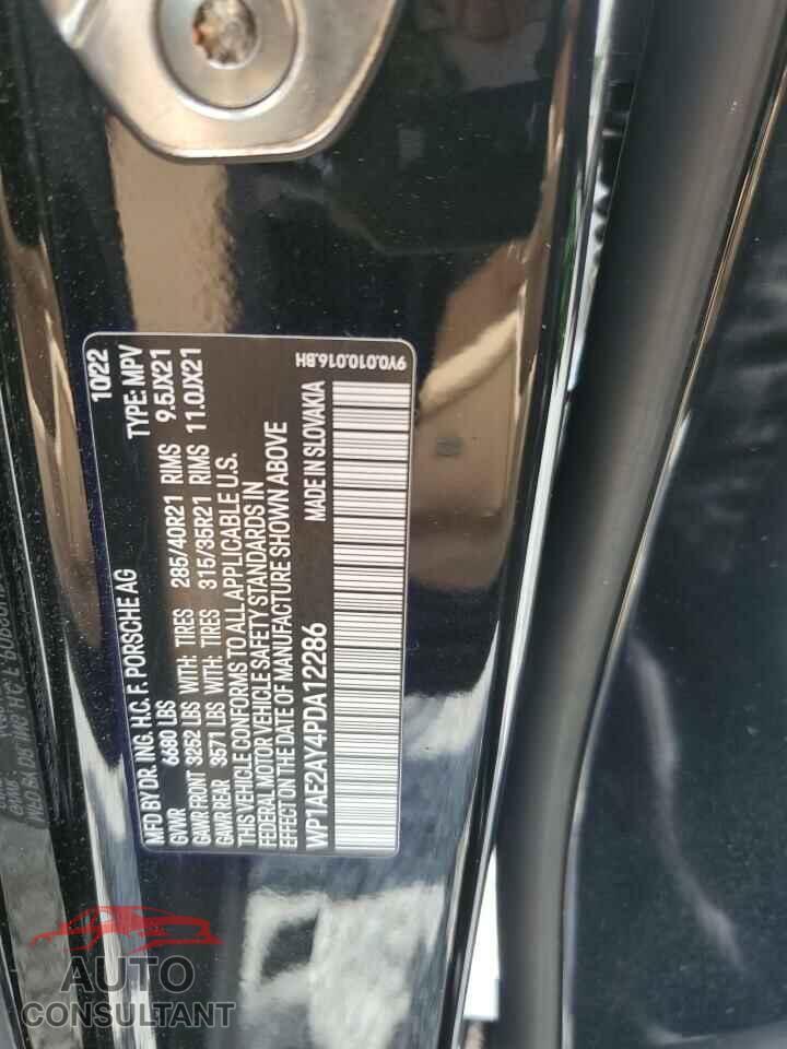 PORSCHE CAYENNE 2023 - WP1AE2AY4PDA12286