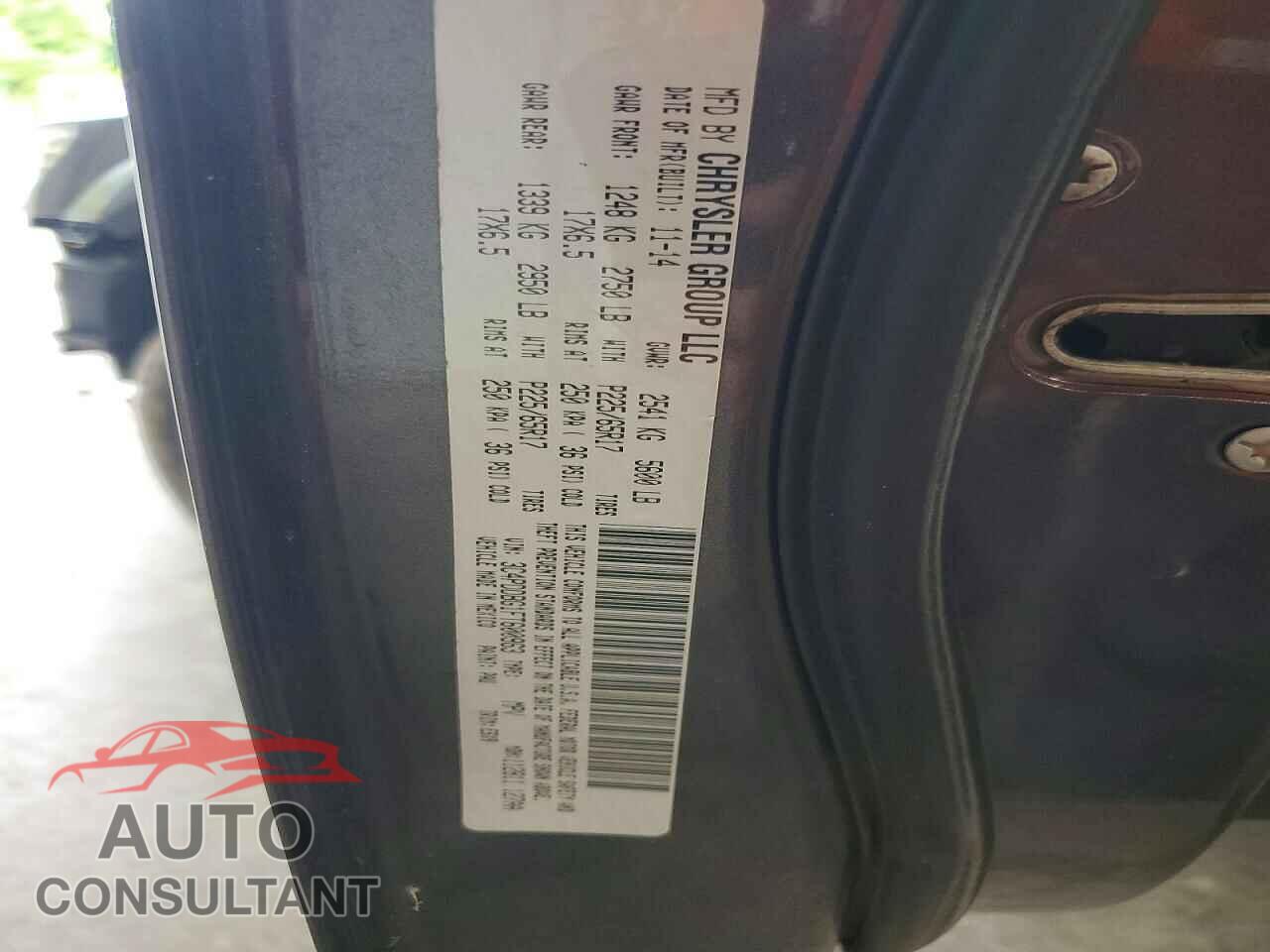 DODGE JOURNEY 2015 - 3C4PDDBG1FT600963