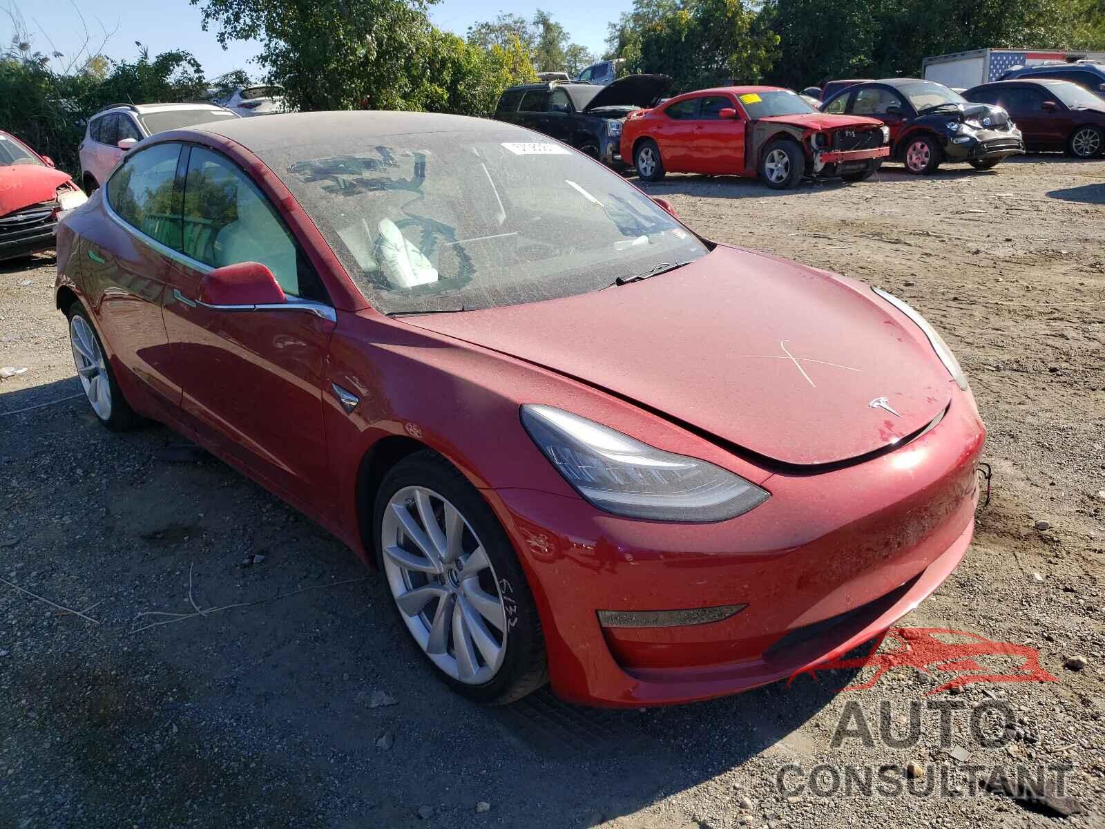 TESLA MODEL 3 2019 - 5YJ3E1EB5KF406939
