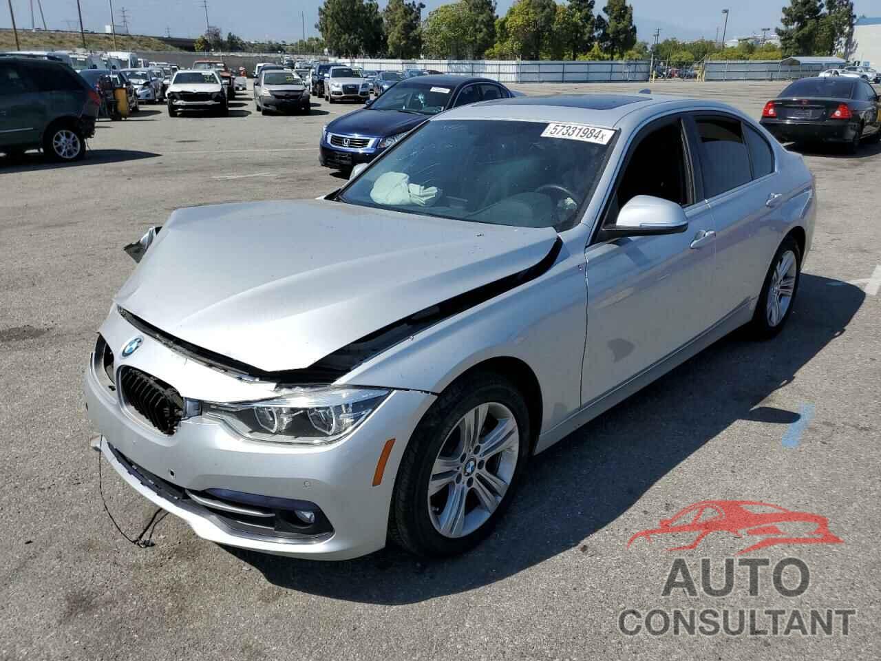 BMW 3 SERIES 2017 - WBA8B9C38HK885813