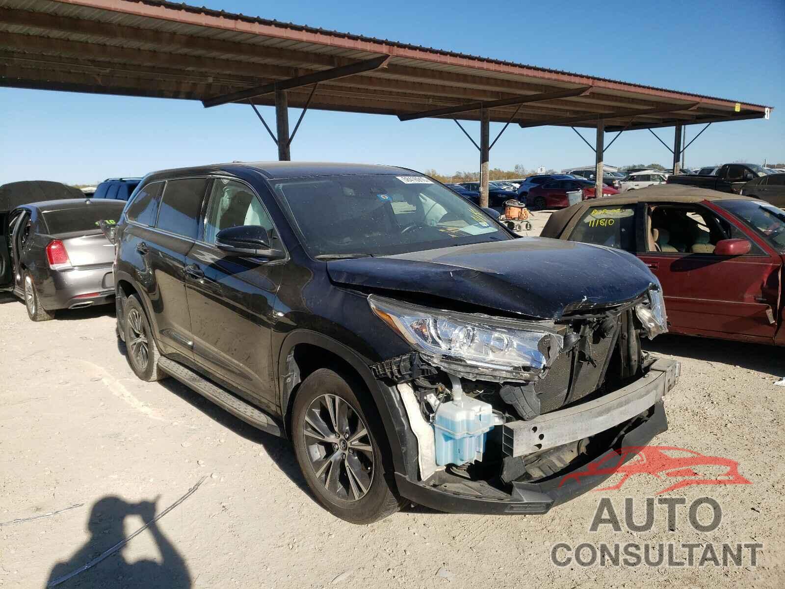 TOYOTA HIGHLANDER 2017 - 5TDZZRFH7HS221960