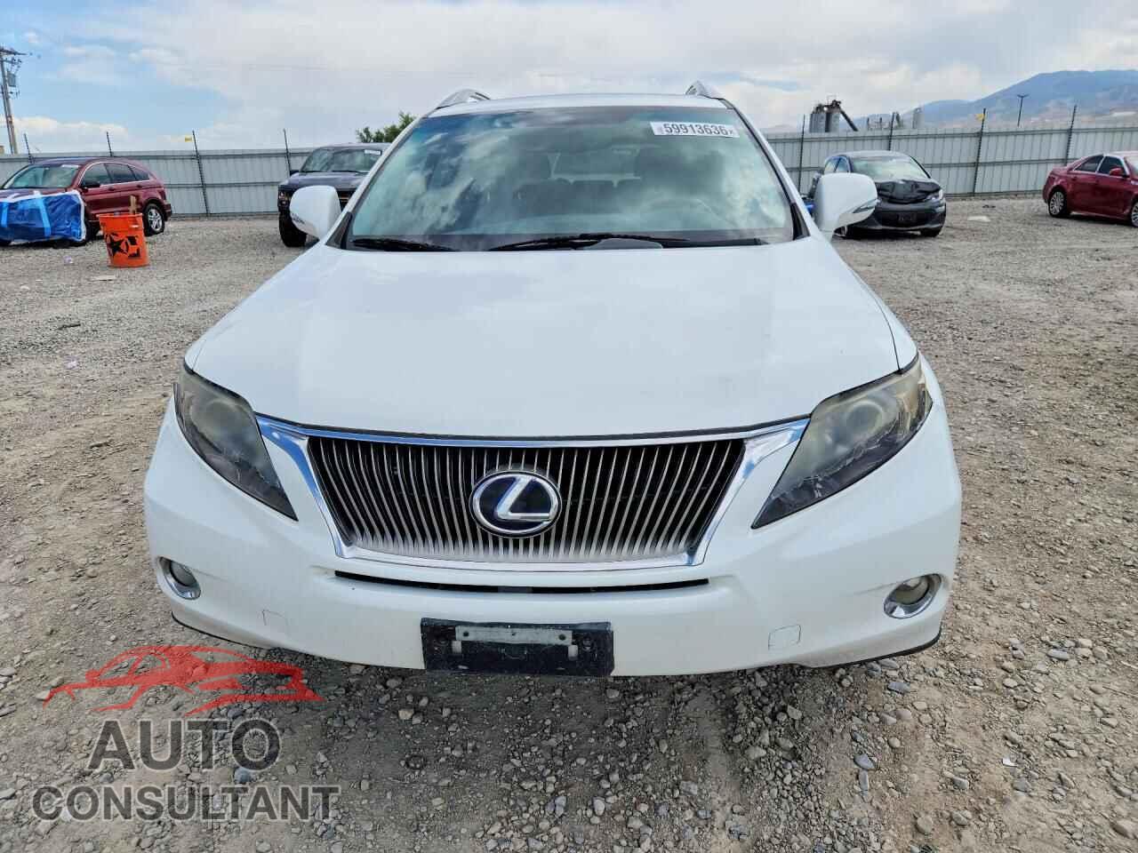 LEXUS RX450 2011 - JTJBC1BA7B2420399